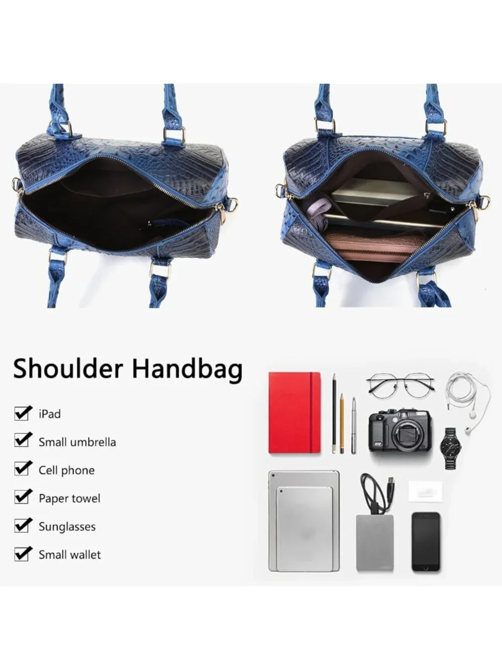 Stylish Structured Satchel Handbag for Women, Professional Top-Handle Crossbody